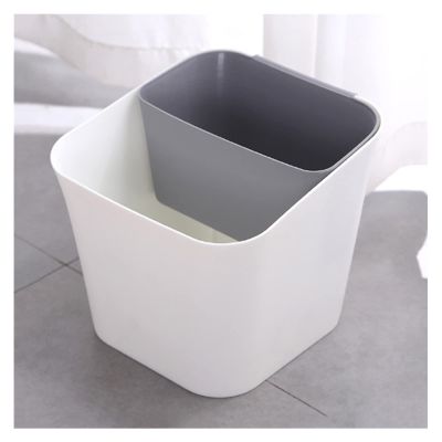 BONAD Kitchen Garbage Can Dry and Wet Separation Trash Can Multifunctional Household Recycling Bin Detachable Classification Trash Can for Living Room Kitchen Bathroom Wastebasket (Color : Gris)