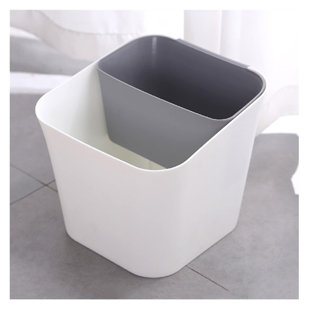 BONAD Kitchen Garbage Can Dry and Wet Separation Trash Can Multifunctional Household Recycling Bin Detachable Classification Trash Can for Living Room Kitchen Bathroom Wastebasket (Color : Gris)