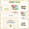 Tiamon Giant Birthday Card 25 x 16in,Guest Book Alternative, Good Luck view 2