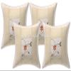 Indian Brocade Couch Throw Pillow Cover Silk 16x16 Set of 4 Pearl White Gold Jacquard Weave Home Decor Patchwork and Floral Pattern Square Cushion Covers view 1