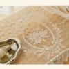 ZZC Lace Sheer Curtains with Scallop Ruffle Edge for Living Room Farmhouse 84 Inch Long Rustic Vintage Floral Embroidered Voile Panels Rod Pocket Window Treatment Set 2 Panels, White, W52 x L84 Inch view 4