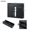 Multifunctional Shoe Cabinet with 4 Flip Drawers,Free Standing Shoe Rack with 2 Drawers and Adjustable Shelf,for Entryway Hallway Foyer Mudroom (Black@z) view 3