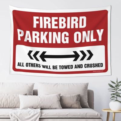 gaeruite Door Decorations For Bedroom Firebird Parking Only Tapestry Coquette Room Decor Room Accessories For Teen Boys (Size : 75X100CM)