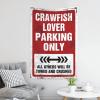 gaeruite Funny Outdoor Decor Crawfish Lover Parking Only Tapestry Earthy Room Decor Room Decore (Size : 75X100CM) view 3