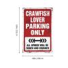 gaeruite Funny Outdoor Decor Crawfish Lover Parking Only Tapestry Earthy Room Decor Room Decore (Size : 75X100CM) view 4