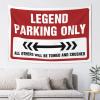 gaeruite Bar For Man Cave Legend Parking Only Tapestry Earthy Room Decor Funny House Decor (Size : 75X100CM) view 1