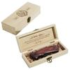 Personalized Custom Engraved Pocket Folding Knife for Boyfriend Husband Dad Son - Christmas Valentines Birthday Anniversary Fathers Day Graduation Gift - Men Unique Fishing Hunting Knife with Wood Box view 1