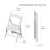 Sturdy Foldable Chair Portable Folding Chair Ergonomic Curved Back Chair Lightweight and Space-Free Foldable Chair Camping Chair Dining Chair Comfortable view 2