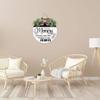 in Loving Memory Wedding Wreaths Round Wood Hanging Sign with Ribbon Bow Wall Art Decor for Home Farmhouse Bar Pub Yard Front Door Decorations Gifts 12 x 12 Inch view 4