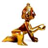 Krushnesh Creations Pure Brass Laddu Gopal Murti Idol (0 No), 35-45 Grams,Yellow view 2