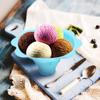 CALLARON Christmas Plastic Cups Snow Cone Cups 20pcs Snow Cone Bowls Reusable Colorful Drip Cups Plastic Shaved Ice Cups for Birthday Party Summer Cookout Sky-blue Shaved view 3
