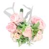 Firlar Artificial Rose Flowers Fake Artificial Bridal Bouquet Flower Silk Flower Hand Tied Bouquet DIY Wedding Party HandMade Decorations for Home Hotel Office Wedding Party Garden Craft Art Decor view 2