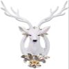 SEVEEZ Figurine Object Animal Head Decor Wall Art Deer Sculpture Pouch Entrance Background Head Wall Making Crafts Sculpture view 1