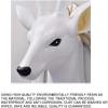 SEVEEZ Figurine Object Animal Head Decor Wall Art Deer Sculpture Pouch Entrance Background Head Wall Making Crafts Sculpture view 4