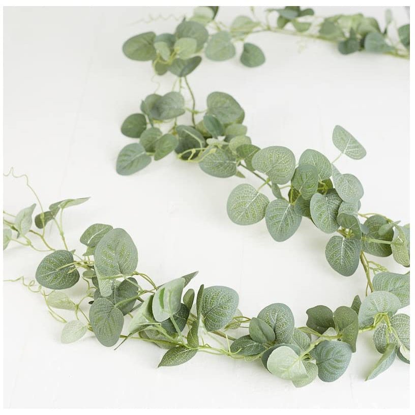 Artificial Eucalyptus Garland by Factory Direct Craft - Fake Greenery for Spring Decorating and Summer Displays