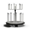 The First Years Spin Stack Bottle Drying Rack - Black - 2-Tier Rotating Countertop Drying Rack for Up to 16 Bottles - Baby Essentials for Everyday Use view 1