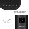 HOLMES STACK-N-CONNECT 45" Digital Tower Fan, ClearRead Display, Bonus Storage Bag, 90 Oscillation, 4 Speeds, 4 Modes, 8-Hour Timer, Home, Ideal for Bedroom or Office, Remote Control, Matte Black view 4