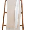 Alashan - Double Face Essential Cashmere Throw Blanket - Luxurious Reversible Gift, White & Bisque view 1
