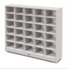 Jonti-Craft Rainbow Accents 4031JCWW000 30 Tub Mobile Storage - with Tubs - Gray view 3