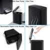 CANMNT Trash Can Bathroom Trash Can Foot Pedal Trash Can with Lid Kitchen Household Trash Box Cleaning Tool Accessories Bathroom Storage Trash Can Wastebasket view 3