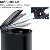 CANMNT Trash Can Bathroom Trash Can Foot Pedal Trash Can with Lid Kitchen Household Trash Box Cleaning Tool Accessories Bathroom Storage Trash Can Wastebasket view 4