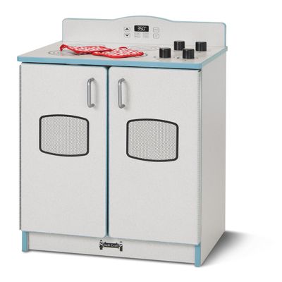 Jonti-Craft Rainbow Accents 2409JCWW131 Culinary Creations Kitchen Stove - Coastal Blue