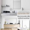 Bathroom Accessories Set, 5Pcs Acrylic Bathroom Accessories, Bath Cup Bottle Toothbrush Holder Dish for Vanity Organize, Hotel Bathroom Use view 4