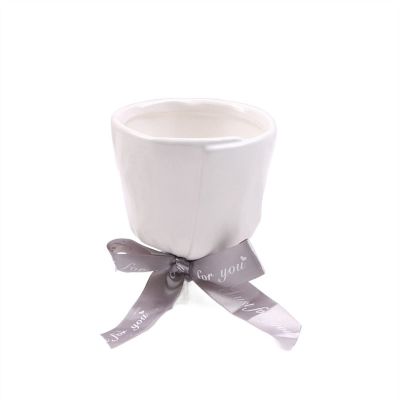 DYPASA Flower Vase Nordic Home Decoration Vase Ceramic Flower Pot Room Decoration Flower Arrangement Desktop Creative Bouquet Shape Vase Dry Flower Arrangement (Color : Gold)