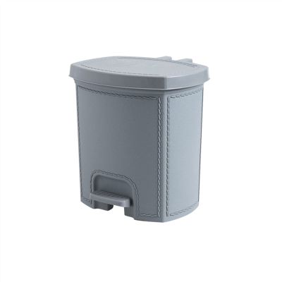 HIHELO Trash Bin Pedal Trash can, Living Room flip lid Sorting Trash can, Household Bathroom Kitchen Trash can with lid Kitchen Trash Can (Color : Brass)