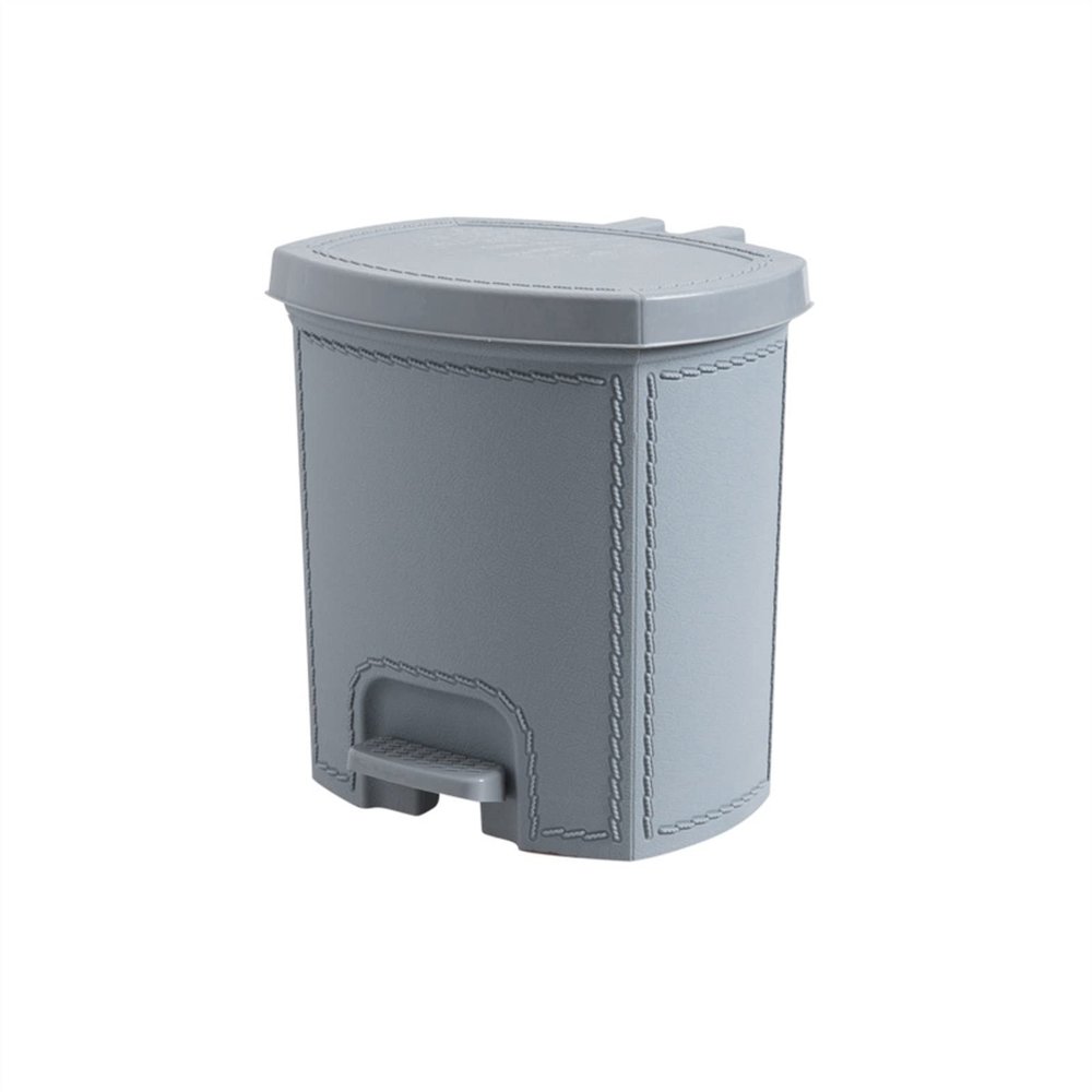 HIHELO Trash Bin Pedal Trash can, Living Room flip lid Sorting Trash can, Household Bathroom Kitchen Trash can with lid Kitchen Trash Can (Color : Brass)