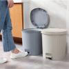 HIHELO Trash Bin Pedal Trash can, Living Room flip lid Sorting Trash can, Household Bathroom Kitchen Trash can with lid Kitchen Trash Can (Color : Brass) view 4