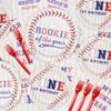 Baseball 1st Birthday Party Supplies for 20 Guests, Disposable Tableware Set includes Rookie of The Year Paper Plates, Tablecloth, Napkins and Forks for Boys Baby First Baseball Party Decorations view 3