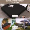 Mecerock Mattress Protector, Breathable and Soft Waterproof Mattress Protector, Mattress Cover, Black King Mattress Cover view 2
