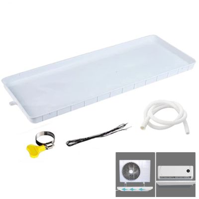 Air Conditioner Drip Pan, Air Conditioner Internal And External Unit Water Tray PP Tray Water Collector Pad - Perfect For Indoor/Outdoor Split Air Conditioner Heat Pump Systems ( Color : 1-2P , Size :