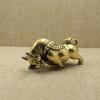 1Pcs   Pure Copper Ornaments Brass Wall Street Cattle Ornaments Crafts Copper Gourd bullish Cattle Hand Handle view 2