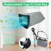 6 Pack CH3000 Cloth Filter Bags Replacement for Hoover Porta Power Swingette S1015 S1029 CH30000 Commercial Canister Vacuum Cleaner Replace Part 43662023 view 2