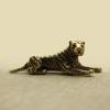 1Pcs Brass Northeast Tiger Home Copper Ornaments Hanging Ancient Play Copper Memorial Brass Retro() view 2
