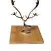 1Pcs  Brass Deer Home Copper Ornaments Elk Decoration Craft car Ornaments car Jewelry Accessories() view 1