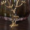 1Pcs  Brass Deer Home Copper Ornaments Elk Decoration Craft car Ornaments car Jewelry Accessories() view 3