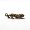 1Pcs Antique Brass Tiger Antique Play Copper Ornaments Five Emperor Tongyu Collection Memorial Process() view 1