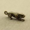 1Pcs Antique Brass Tiger Antique Play Copper Ornaments Five Emperor Tongyu Collection Memorial Process() view 4