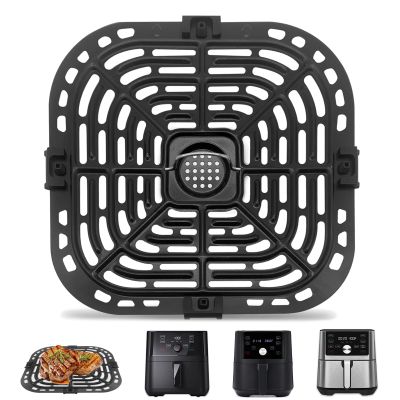 GWYXC Air Fryer Grill Plate for Instant Pot Vortex 6 in 1 5.7QT 6 QT Gourmia GAF735 6 QT, Air Fryer Accessories Replacement Parts Tray Grill Pan Crisper Plate Rack, Dishwasher Safe