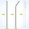 6 Pack Stainless Steel Straw Replacement 40 oz for Stanley Adventure Travel Tumbler, Reusable Straws with Cleaning Brush Compatible with Stanley 40oz Cup Tumbler view 2