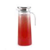 1.2L Glass Water Fridge Pitcher with Lid,Acrylic Transparent Water Bottle,Cold Water Pitcher Jug For Lemonade Iced Tea Milk Cocktails Beverages Bar Home Use(stainless steel lid) view 3
