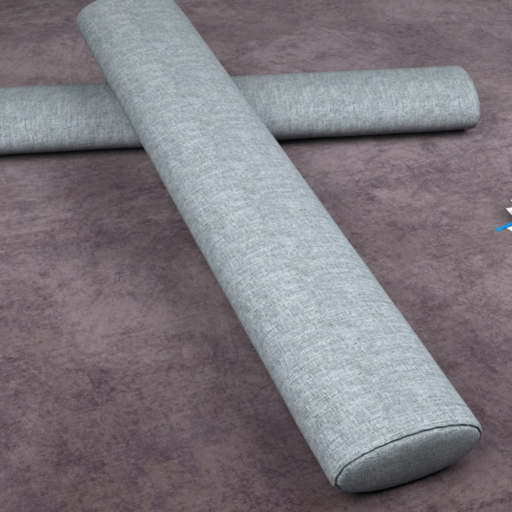 QQXX Soft Bed Gap Filler for Single/Double/King Bed,Sponge Headboard Pillow,Removable Washable Thick Armrest Cushion,Mattress Extender Bed Bridge Bed Connector(120x10x20cm(47.2x3.9x7.9), Grey)