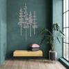 DecoSoul Pine Tree Metal Wall Art, Pine Tree Metal Wall Decor, Tree Sign Home Decor, Nature Lover Gift, Unique Farmhouse Decor, Nature and Forest Decor, Large Wall Art (White-37x 25.7 / 94 x 65.4 cm) view 4