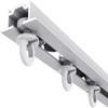 Room Divider Ceiling Track Hospital Commercial Ceiling Curtain Track System, Balcony/Living Room/Office Sliding Curtain Rod - Embedded Invisible, 3.3 6.5 9.8 13 16.4 19.6 FT Long, Ceiling Mount ( Colo view 1
