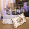 OSCCAR Tissue Box Cover Decoration European High-end Resin Tissue Box Holder Retro Decoration Detachable Cover Waterproof Hotel Restaurant Napkin Holder, 27x17x9cm view 3