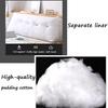 Large Bolster Triangular Headboard Backrest Positioning Support Reading Wedge Pillow Bedside Throw Cushion for Daybed Bed,Green,80 * 20 * 50cm view 3