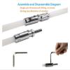 chimney sweep kit Chimney Sweep Kit Chimney Kit Including 6/9/12/15 Flexible Rods,Chimney Flue Cleaning Rod Sweep For Cleaning Fireplace Flue And Duct Vent, Easy To Use ( Color : 6 Rods , Size : 410mm view 3